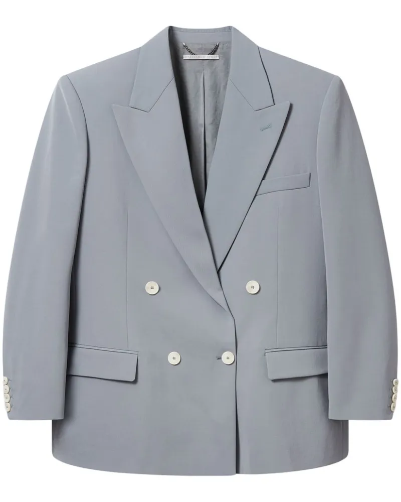 Stella McCartney Doppelreihiger Blazer - Grau Grau