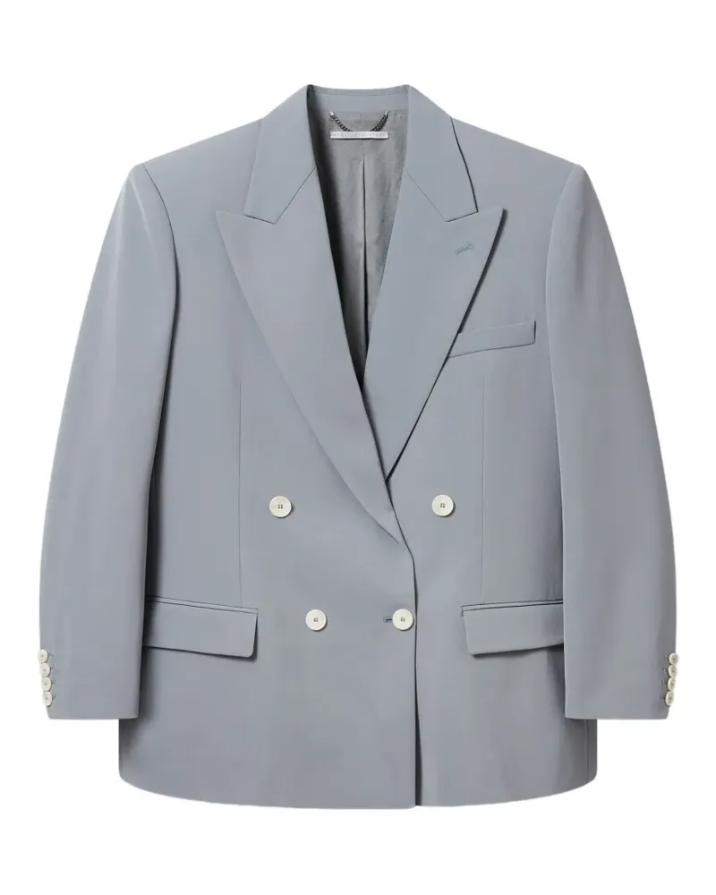 Stella McCartney Doppelreihiger Blazer - Grau Grau
