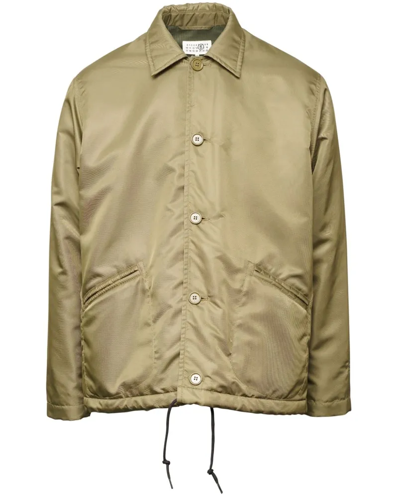Maison Margiela Jacke mit breitem Kragen - Nude Nude