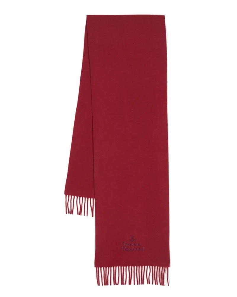 Vivienne Westwood Bestickter Schal - Rot Rot