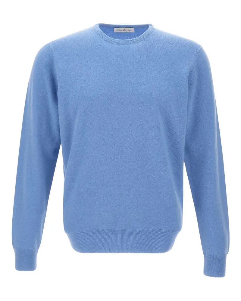 Della Ciana ribbed crew neck sweater - Blau Blau