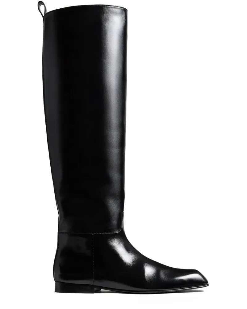KHAITE Kniehohe Colt Stiefel - Schwarz Schwarz
