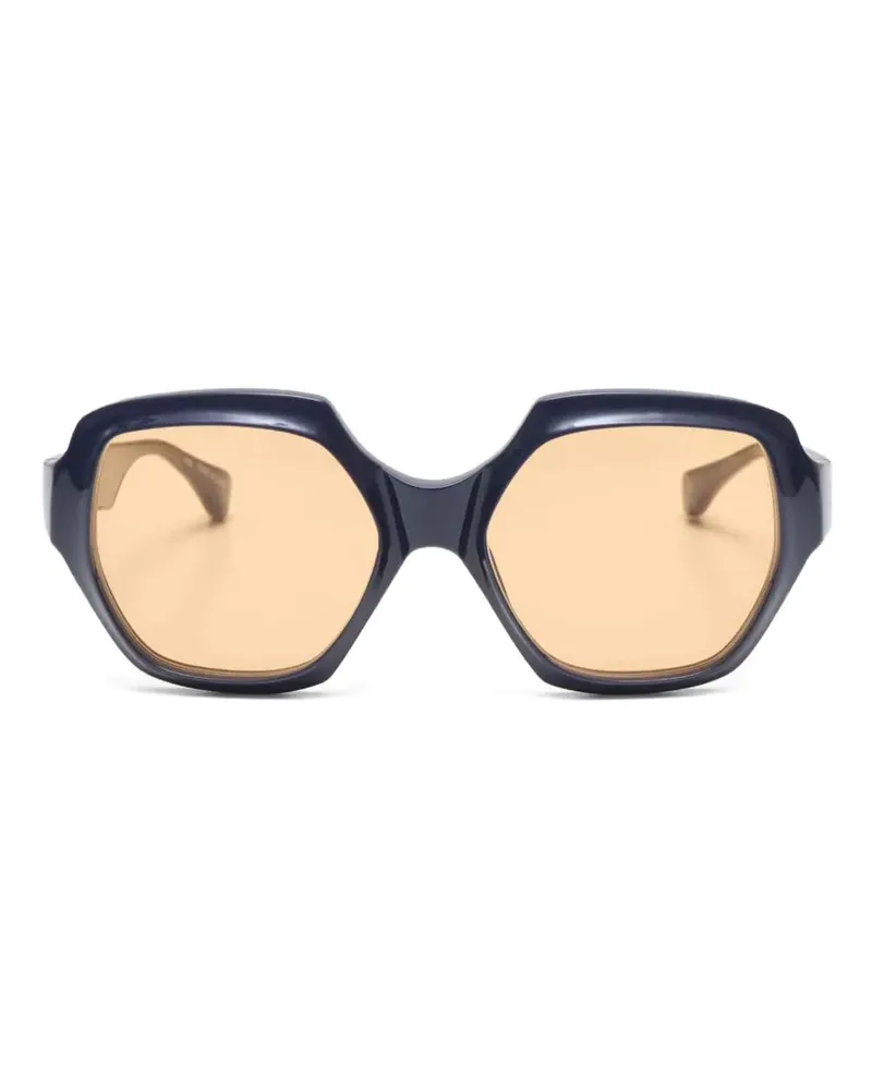 Undercover x Factory900 geometric-frame sunglasses - Schwarz Schwarz