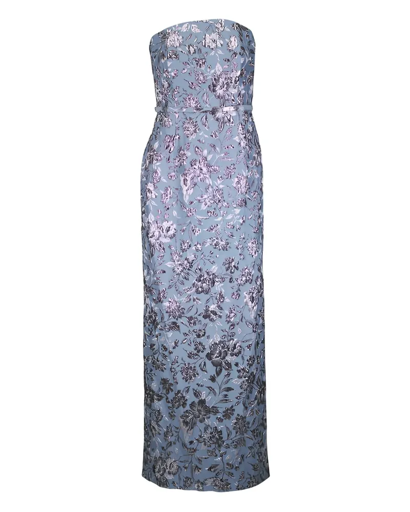 Sachin & Babi Schulterfreies Sophia Kleid - Blau Blau