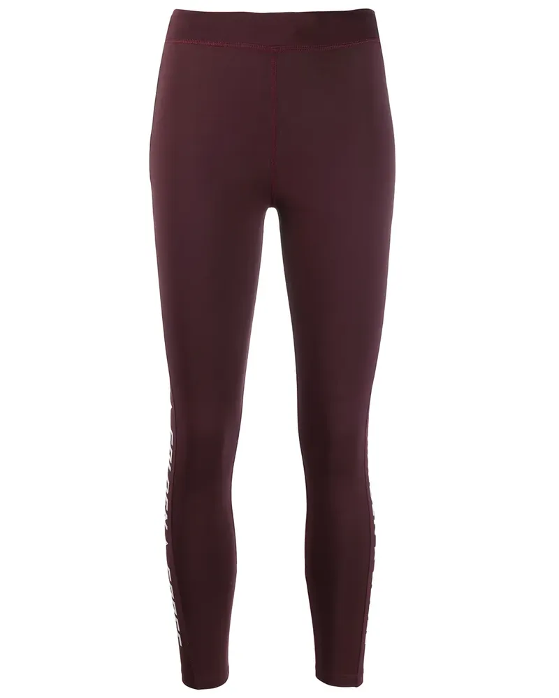 Golden Goose Leggings mit Logo - Rot Rot