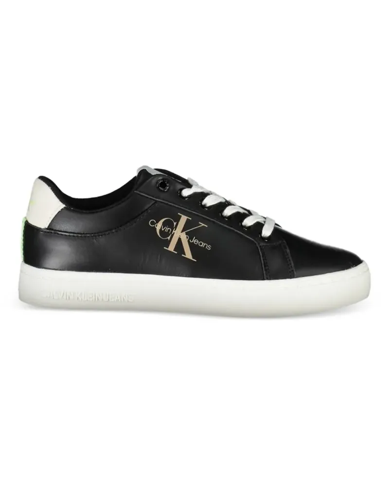 Calvin Klein lace-up low-top sneakers - Schwarz Schwarz