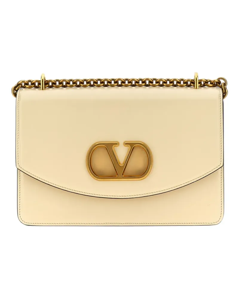 Valentino Garavani Vain Schultertasche mit VLogo - Nude Nude