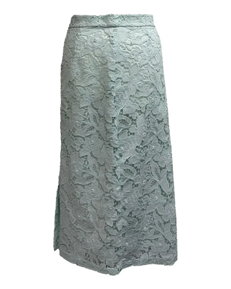 Zimmermann Lace-detailed midi skirt - Blau Blau