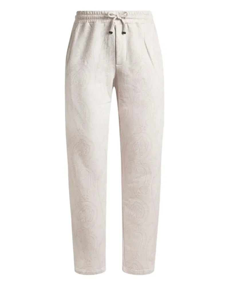Etro arnica-motif track trousers - Nude Nude