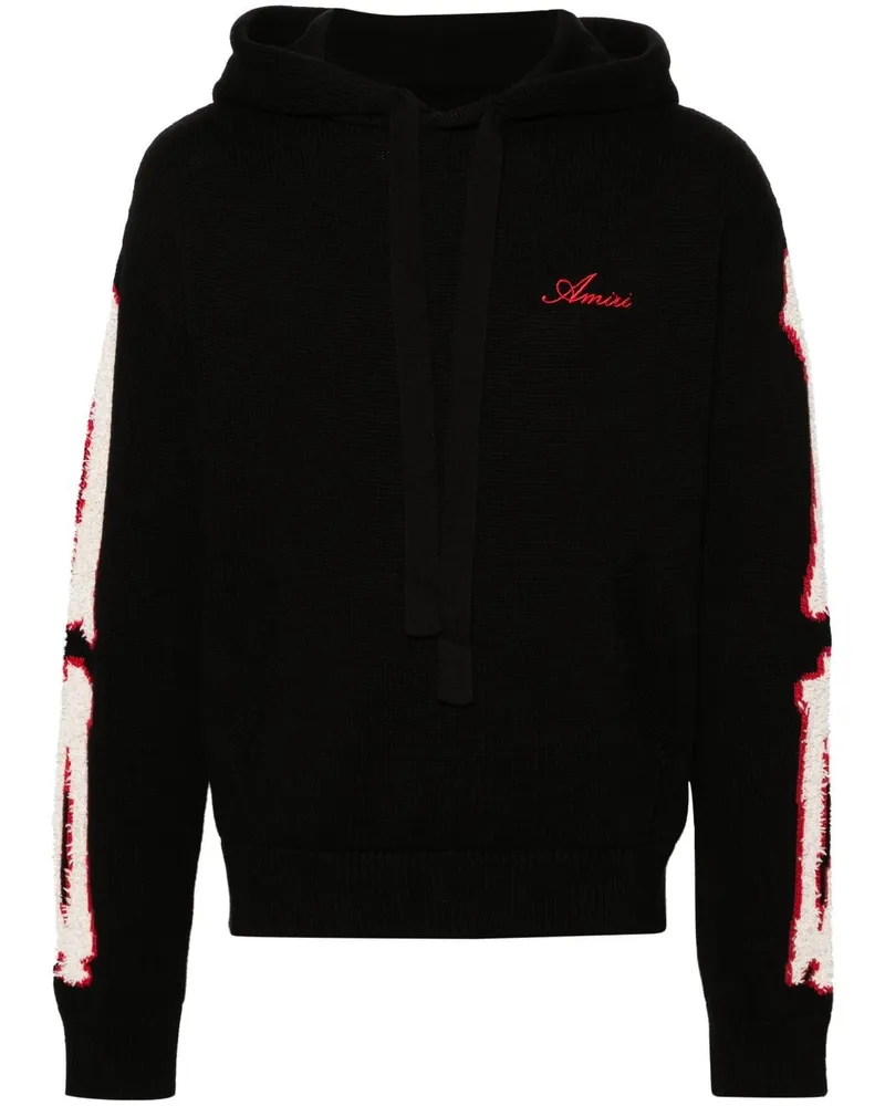 Amiri Bones Hoodie Schwarz