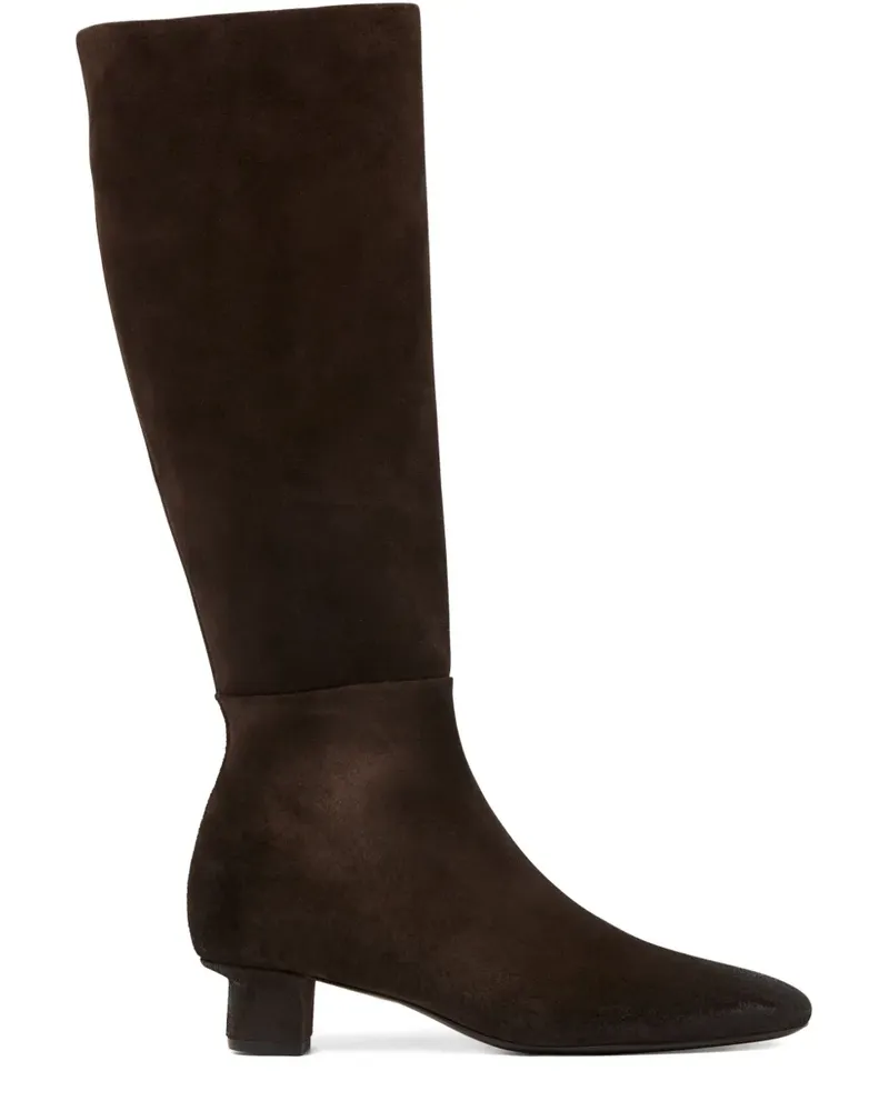 Marsèll Kniehohe Stiefel aus Wildleder - Braun Braun
