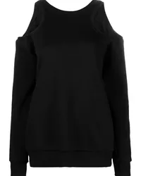 Ioana Ciolacu Rückenfreies Sweatshirt Schwarz