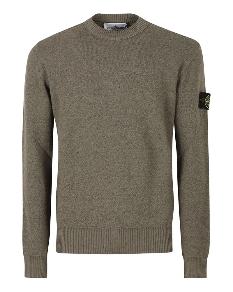 Stone Island Pullover mit Logo-Patch - Grau Grau