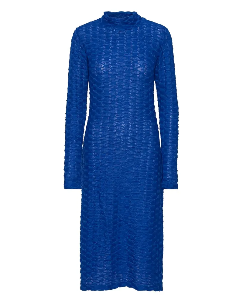 Henrik Vibskov Bubble Midikleid - Blau Blau