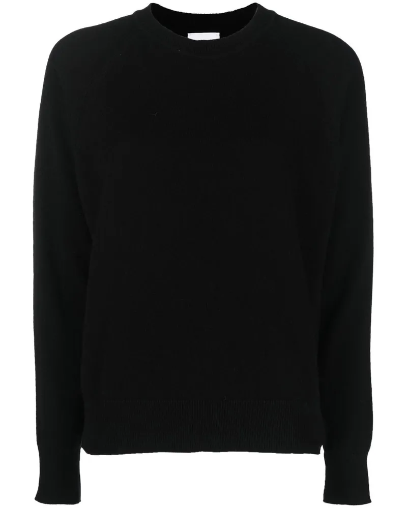 Barrie Kaschmirpullover mit Rundhalsausschnitt - Schwarz Schwarz