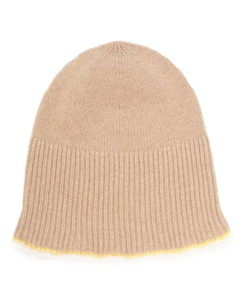 Barrie Gerippte Beanie - Nude Nude