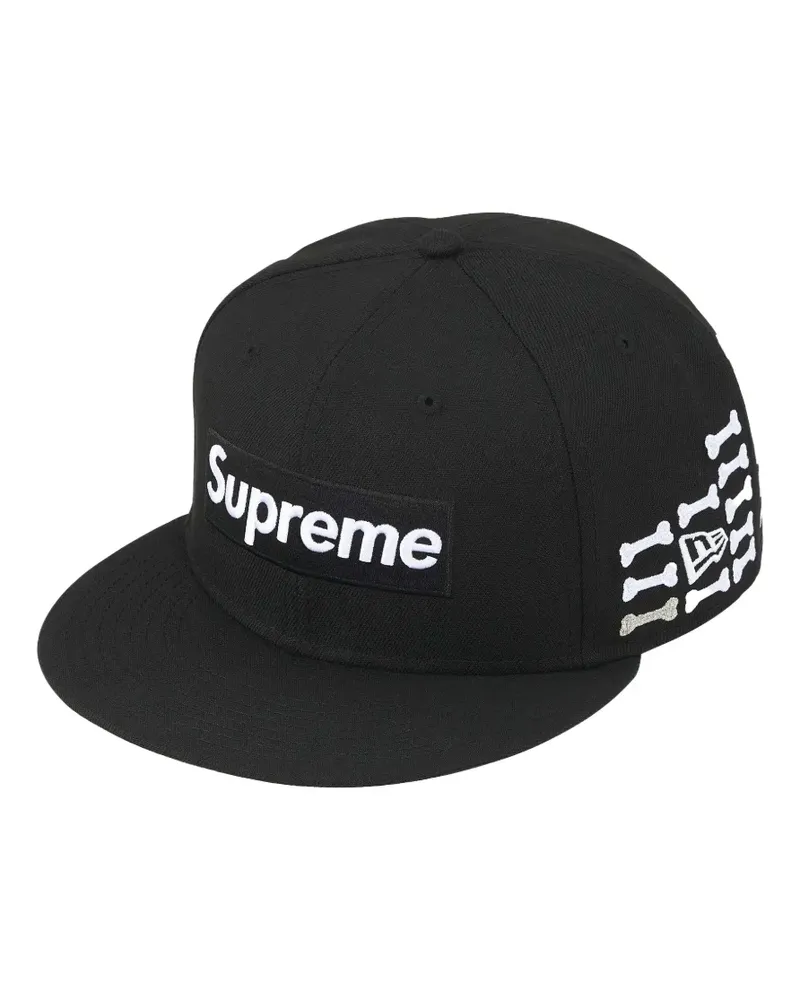 Supreme Being 59Fifty bone-patch baseball cap - Schwarz Schwarz