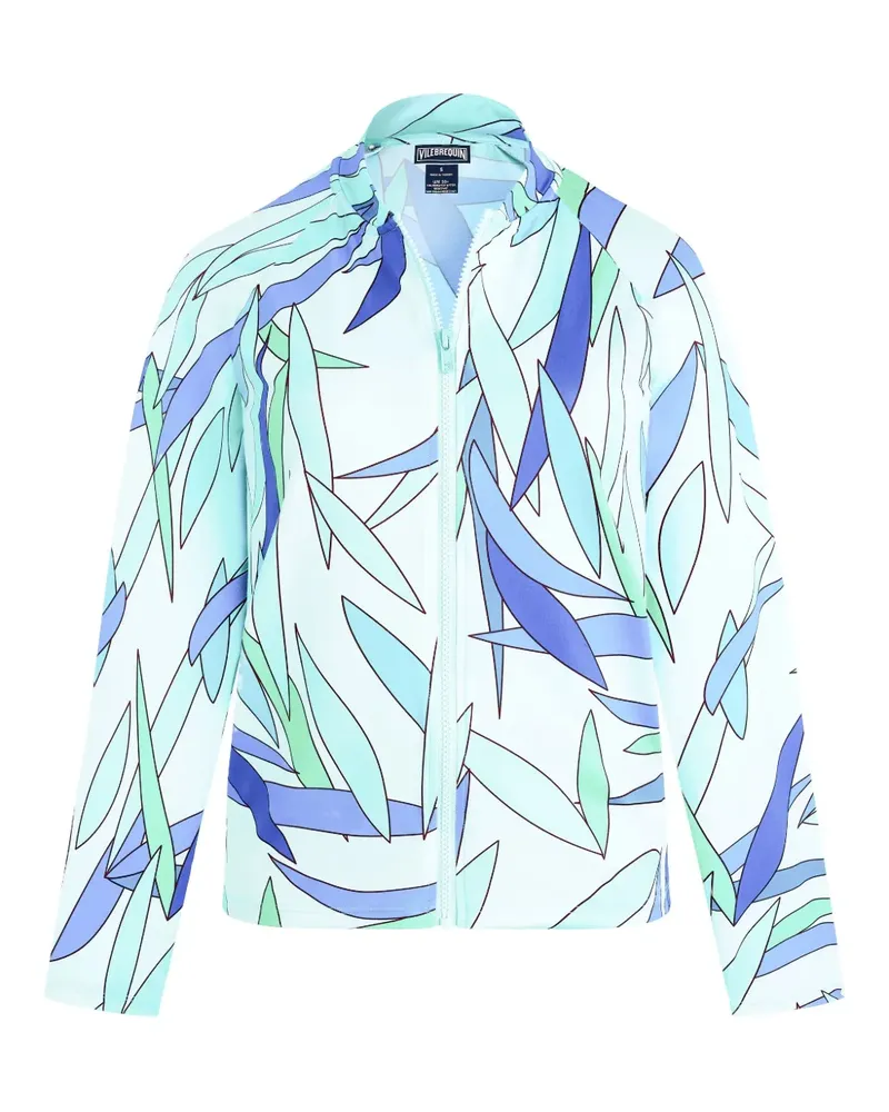 Vilebrequin Hemd mit abstraktem Muster - Blau Blau