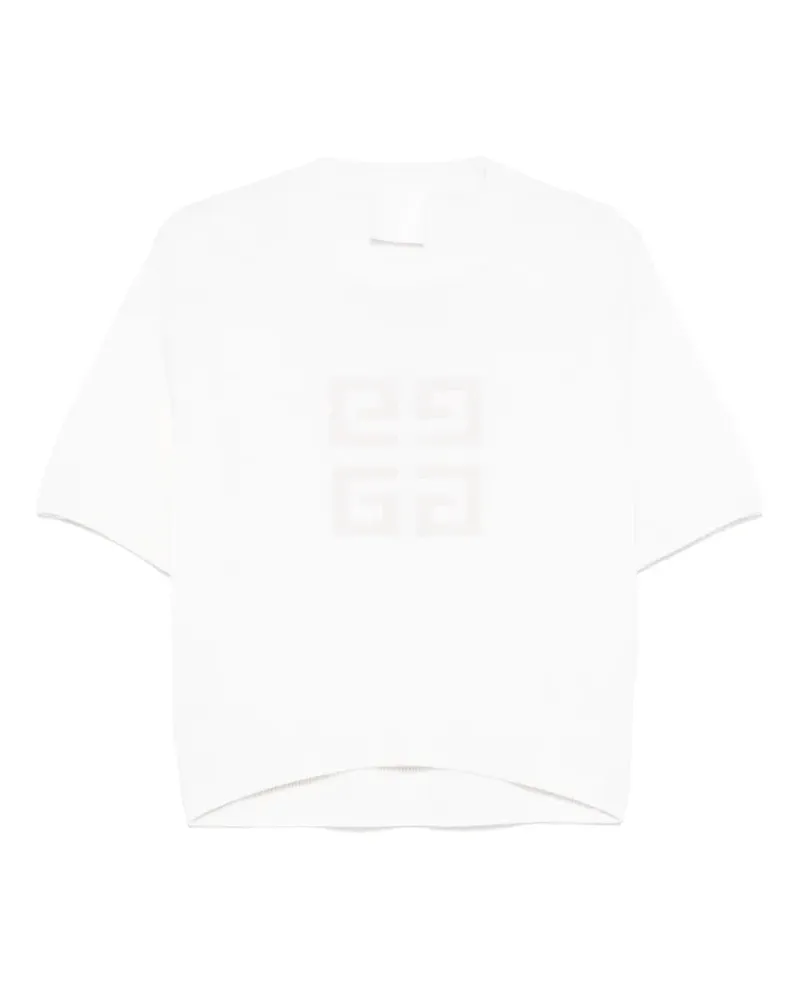 Givenchy Kaschmirtop mit 4G-Detail - Weiß Weiß