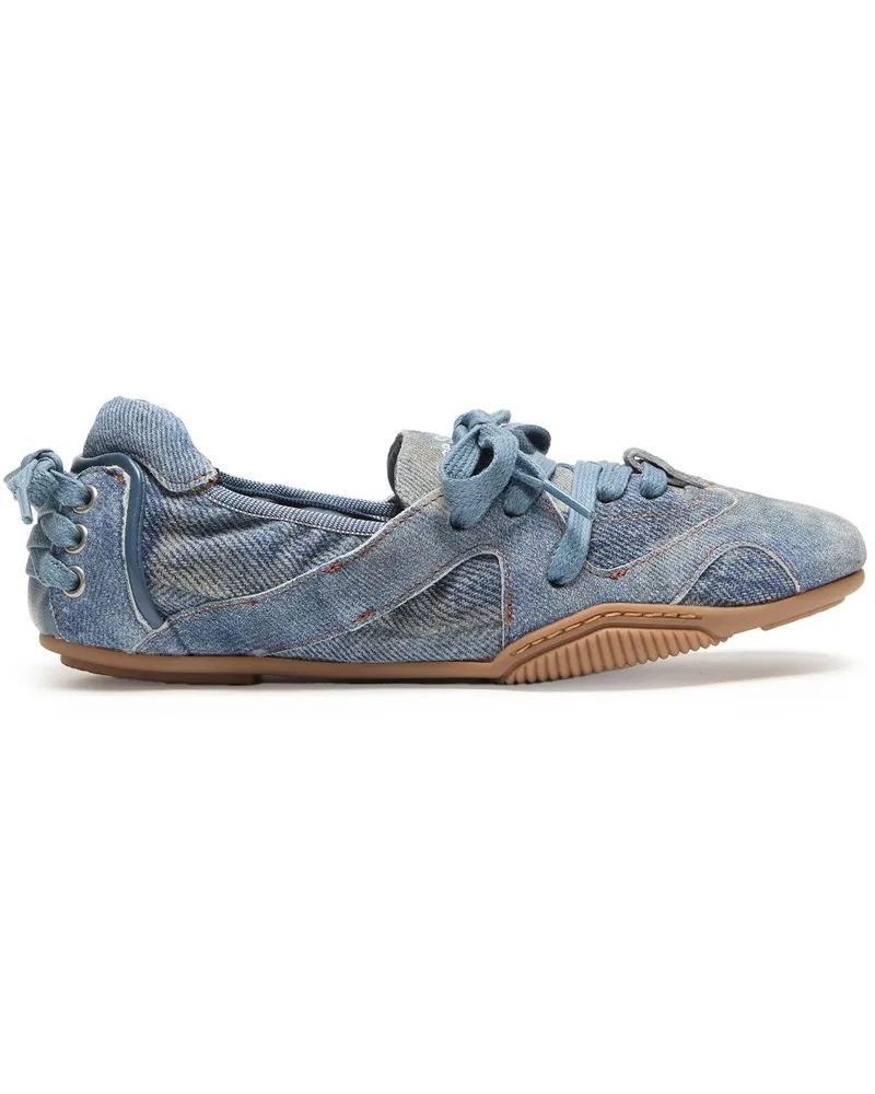 Acne Studios Sneakers mit Kordelzug hinten - Blau Blau