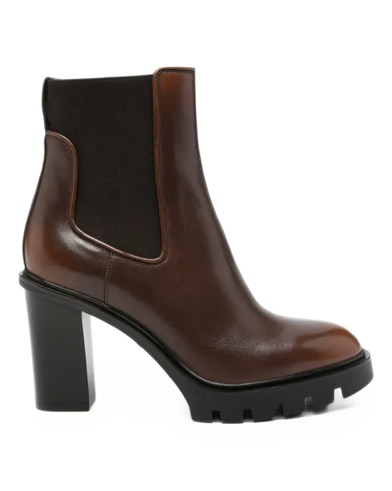 Santoni chunky-sole Chelsea boots - Braun Braun