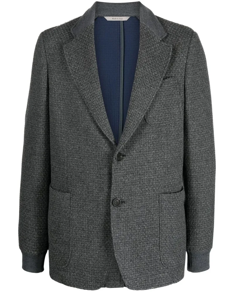 Canali Schmales Sakko - Grau Grau