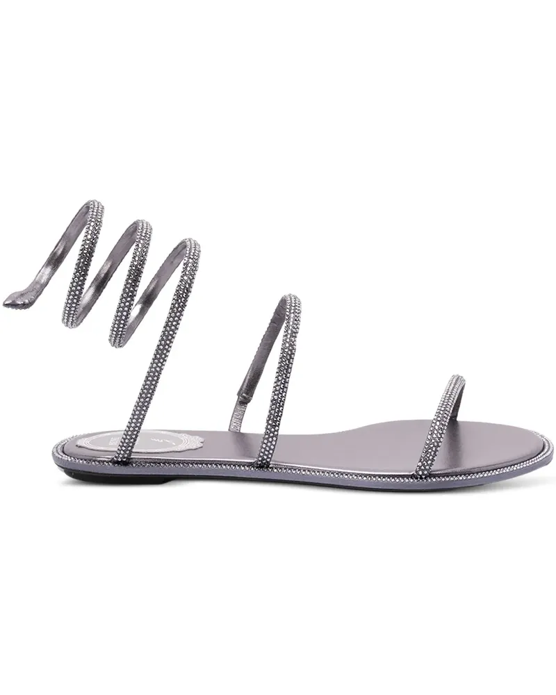 René Caovilla spiral-detail sandals - Grau Grau