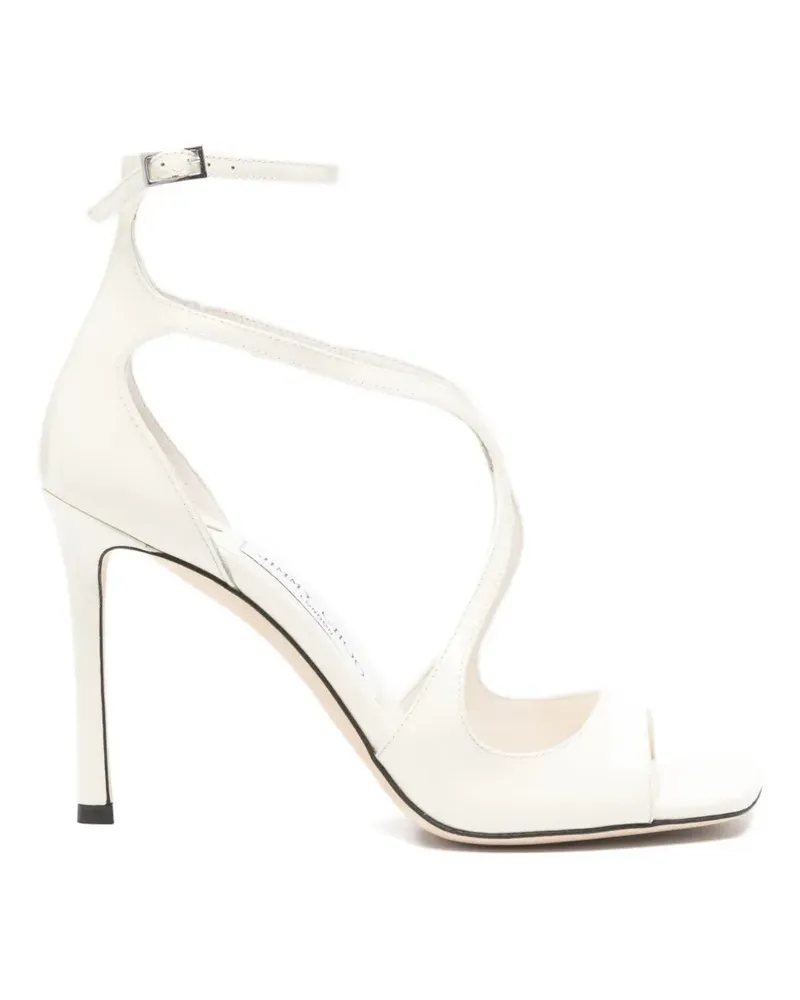 Jimmy Choo Azia elasticated strap sandals - Weiß Weiß