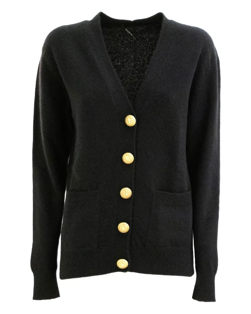 Balmain Langärmeliger Cardigan - Schwarz Schwarz