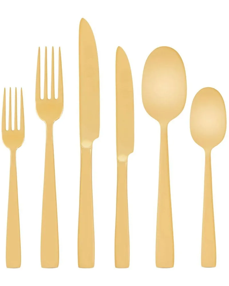 Dolce & Gabbana INOX Besteck (6er-Set) - Gold Gold