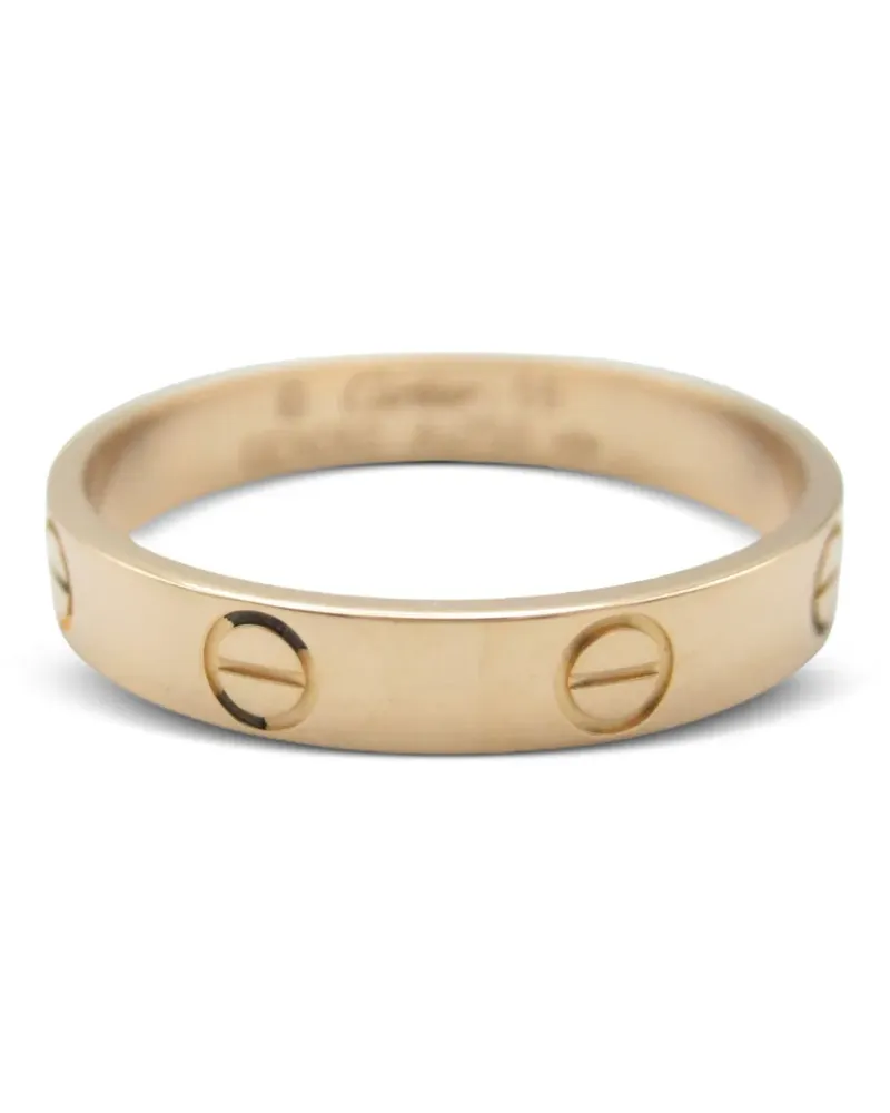 Cartier 2010s 18kt Mini Love Rotgoldring - Gelb Gelb