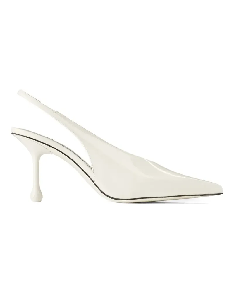 Jimmy Choo Spitze Isa Slingback-Pumps - Weiß Weiß