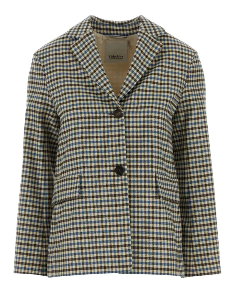 Max Mara checked blazer - Nude Nude