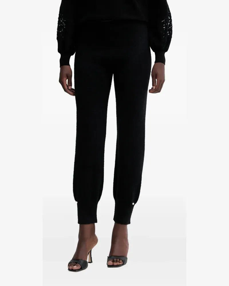 Twin-Set Jogginghose mit Perlen - Schwarz Schwarz