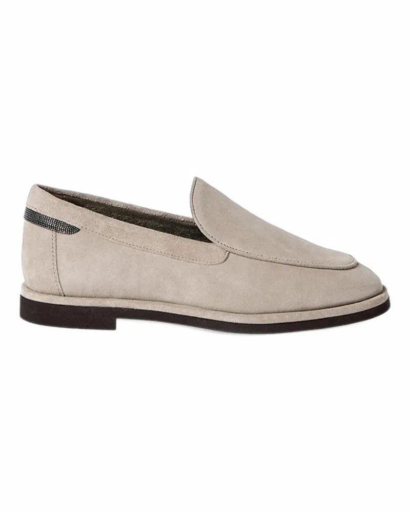 Brunello Cucinelli Loafer mit Monili - Nude Nude