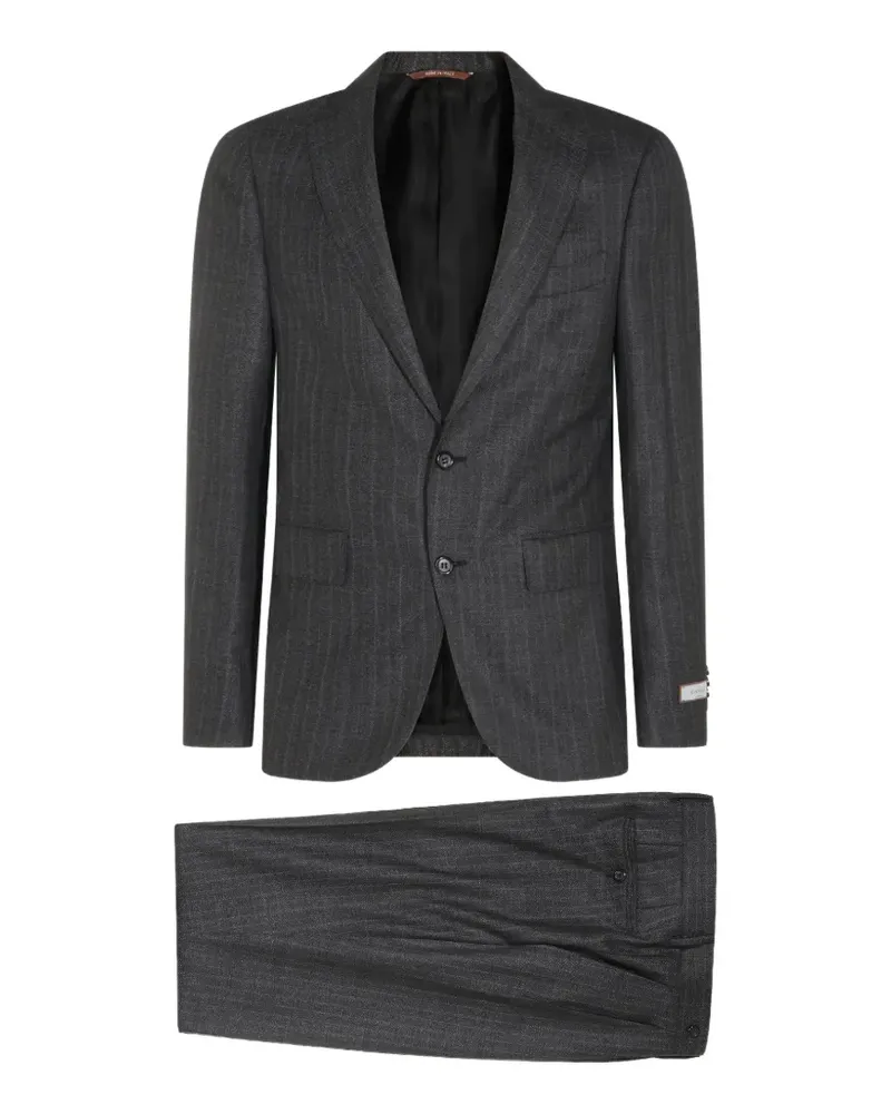 Canali Wollanzug mit Nadelstreifen - Grau Grau