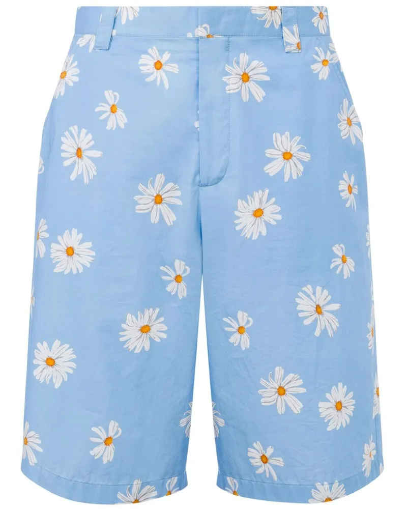 Moschino Shorts mit Print - Blau Blau