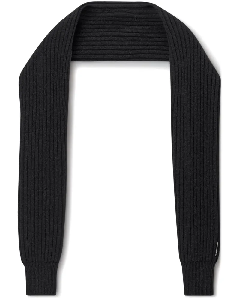 Alexander Wang Gerippter Schal - Schwarz Schwarz