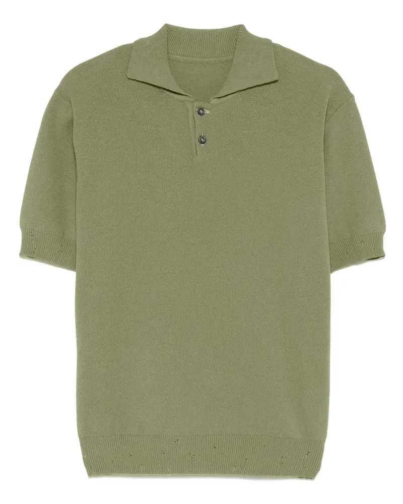 nine:inthe:morning Poloshirt aus Jersey - Grün Grün