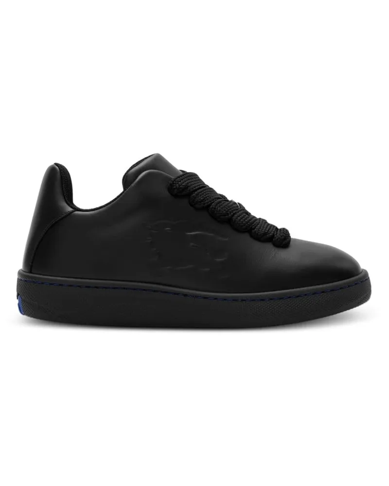 Burberry Box Sneakers aus Leder Schwarz