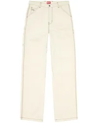 Diesel D-Livery Straight-Leg-Jeans Weiß