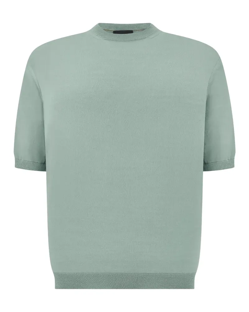 Paul & Shark Fein gestricktes T-Shirt - Grau Grau