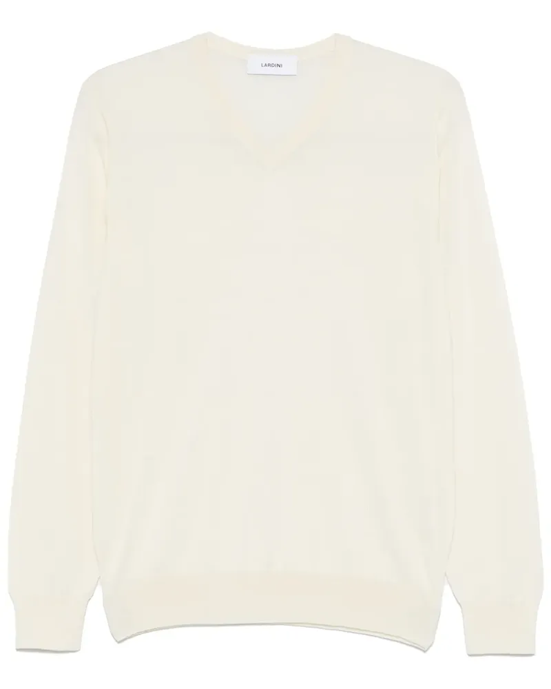 LARDINI Fein gestrickter Pullover - Nude Nude