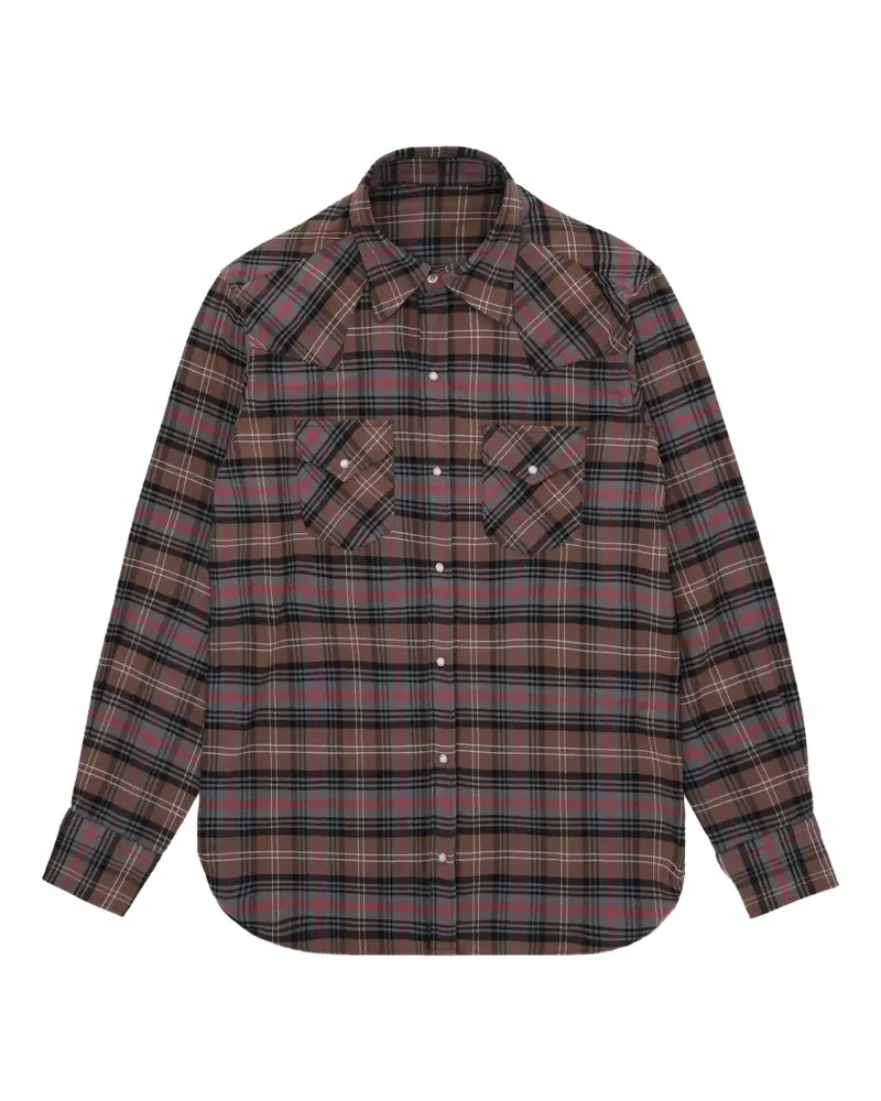 Fortela check pattern shirt - Braun Braun