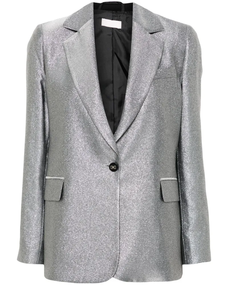 Liu Jo Blazer aus Lurex Silber