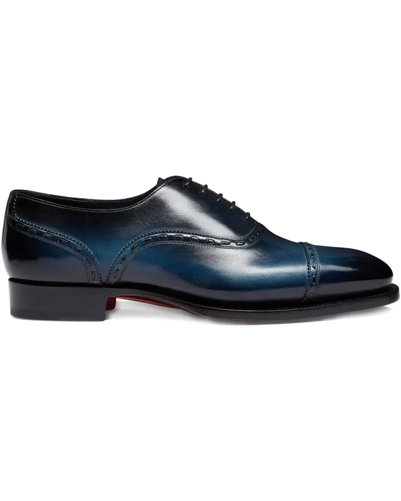 Santoni Klassische Oxford-Schuhe - Blau Blau