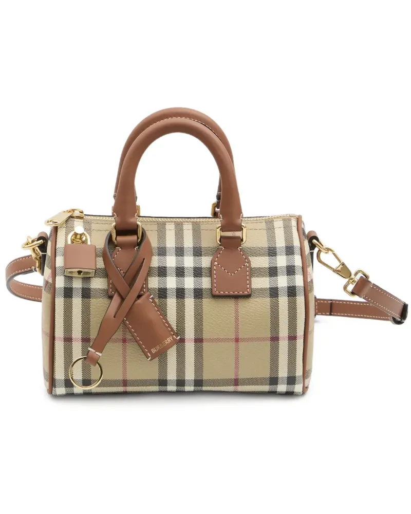 Burberry check mini bag - Nude Nude