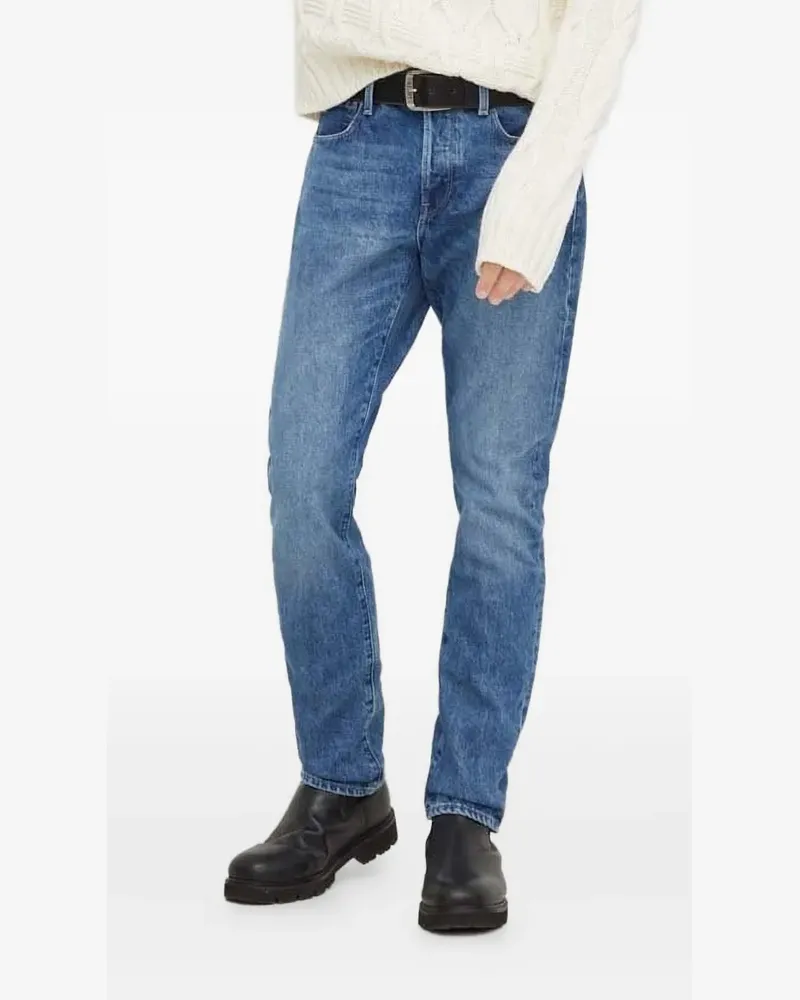 G-STAR RAW Jeans mit Knopfverschluss - Blau Blau