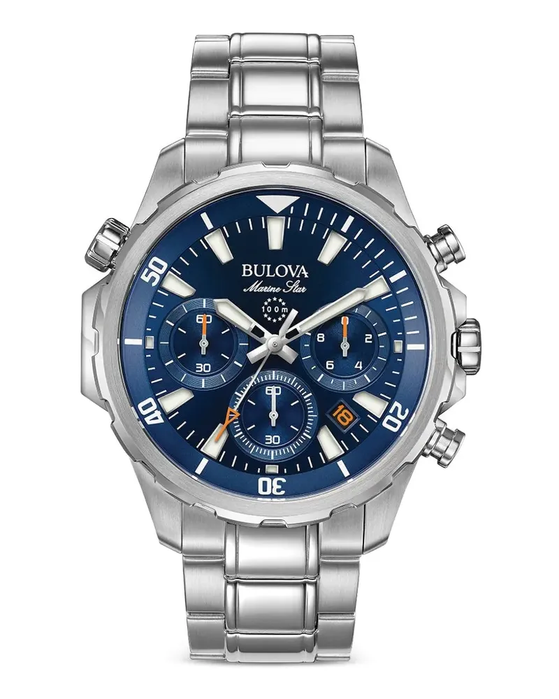 BULOVA Marine Star 43 mm watch - Blau Blau