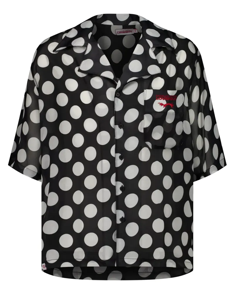 Charles Jeffrey Loverboy Hawaiihemd - Schwarz Schwarz